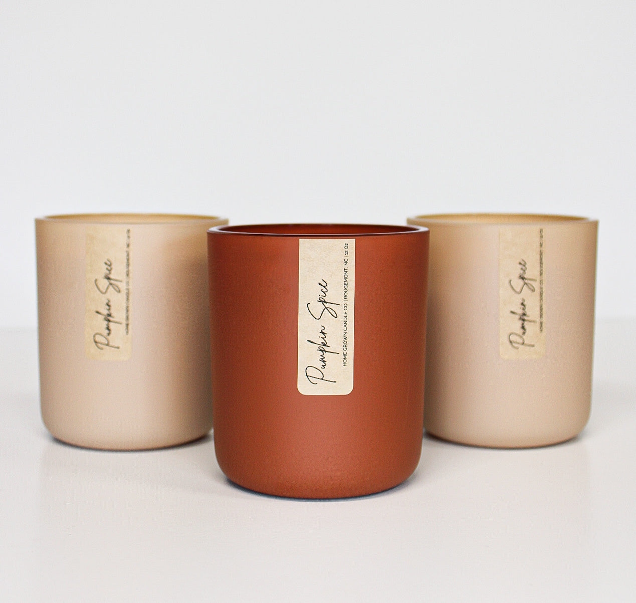 pumpkin spice scented candle