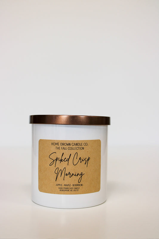 spiked crisp morning scented candle