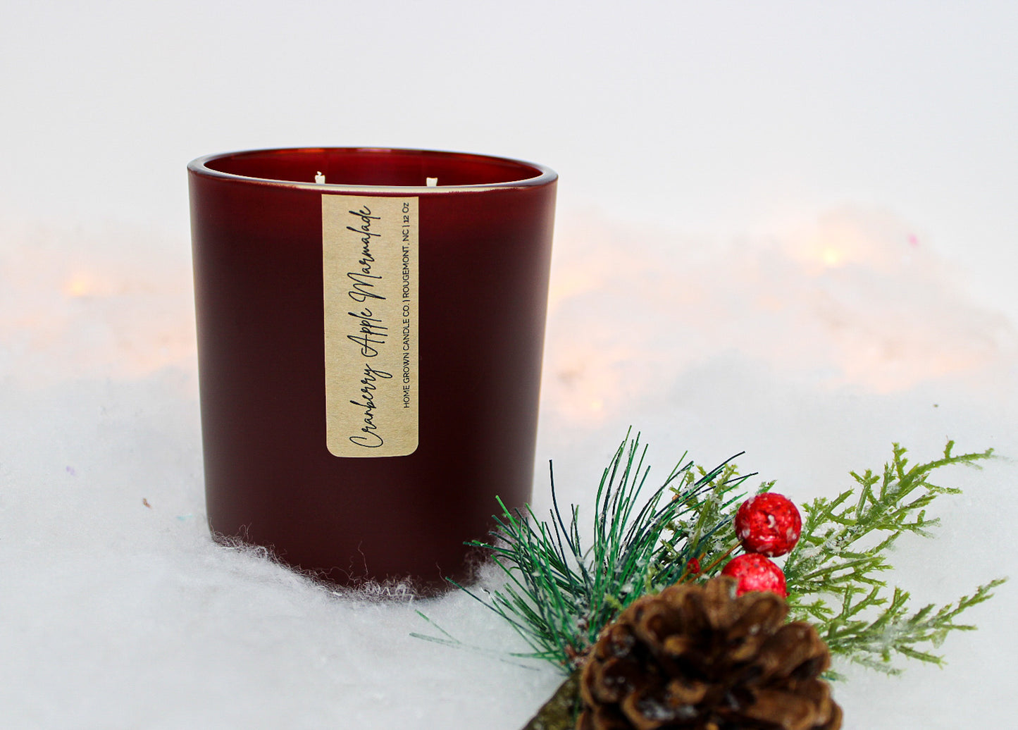 cranberry apple marmalade scented candle