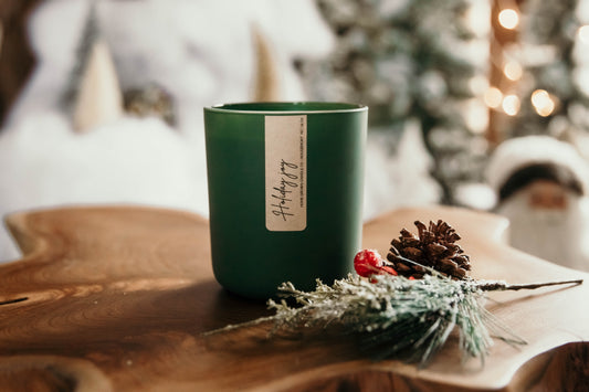 holiday joy scented candle