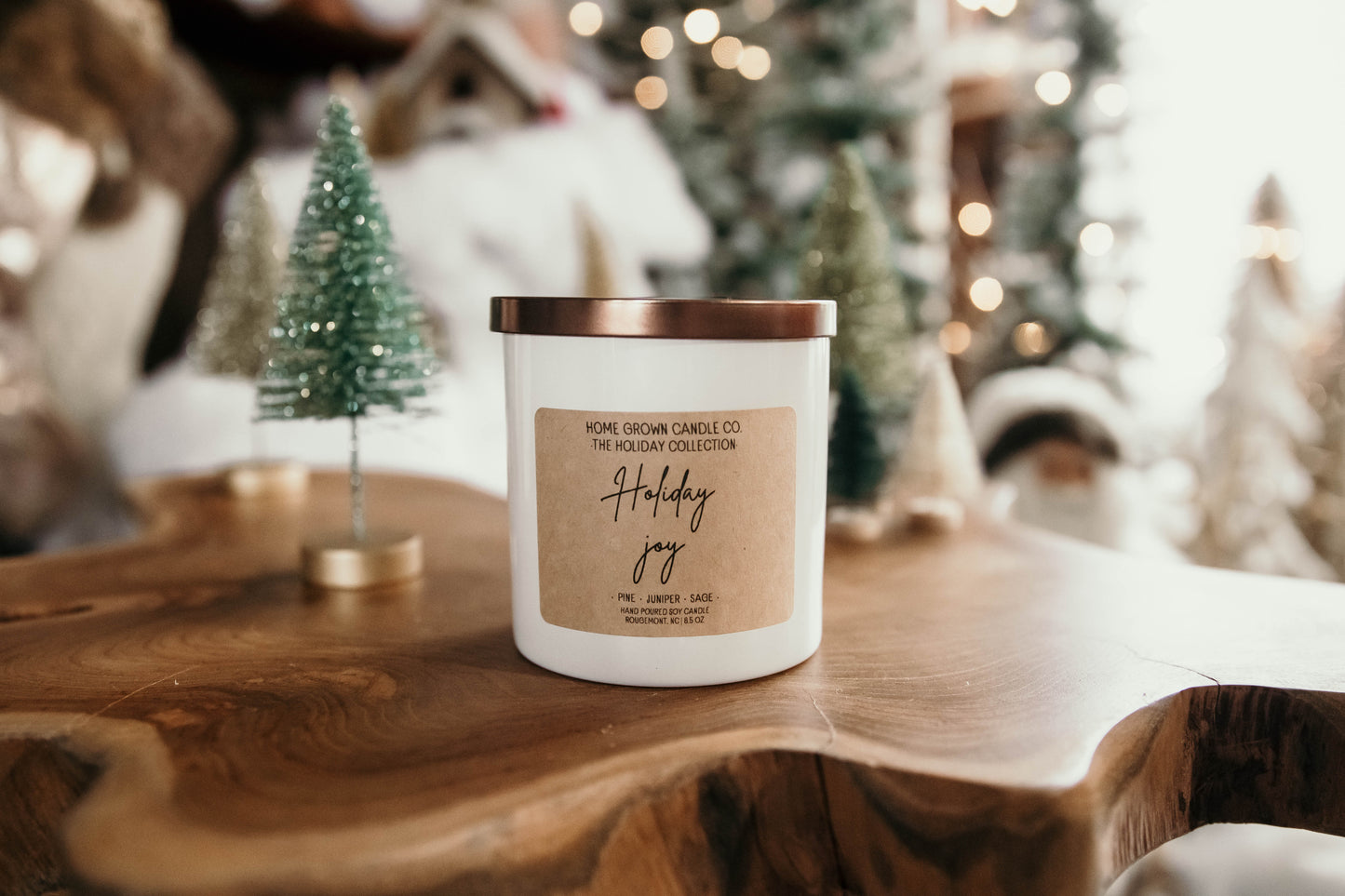 holiday joy scented candle